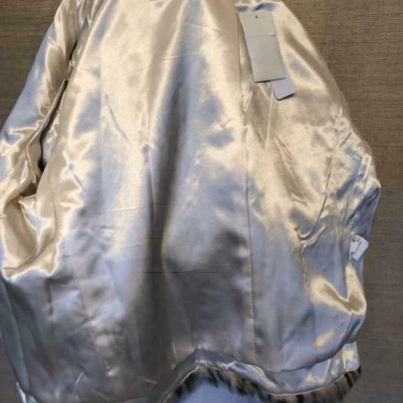 J.Crew $278 Cropped Faux Fur Coat in Snow J6148 - Picture 4 of 5